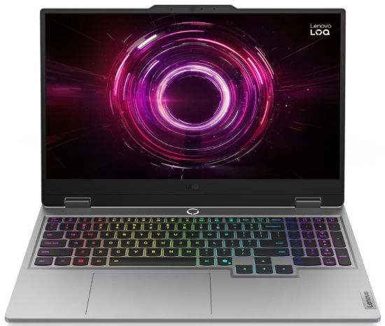 صورة لابتوب قيمنق لينوفو LOQ الجيل العاشر (2025) بقدرات ذكاء اصطناعي - معالج AMD Ryzen 7 250 (8 أنوية)، كرت شاشة NVIDIA RTX 5050 بذاكرة 8GB GDDR7، شاشة IPS بمعدل تحديث 144Hz، لون Luna Grey