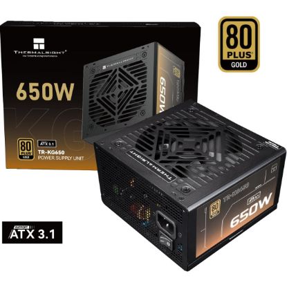 صورة مزود طاقة Thermalright KG-650 جولد بقدرة 650W معياري بالكامل بشهادة 80 Plus Gold - مروحة ذكية