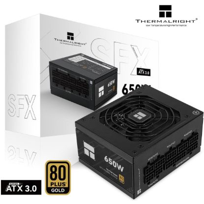 Picture of Thermalright TGFX-650 SFX Gold 650W ATX 3.0 80 Plus Gold Full Modular Power Supply - Smart Fan (12VHPWR PCIe 5.0 Connector Not Included)