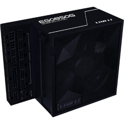 Picture of Lian Li Edge EG0850G 850W Gold (Black) ATX 3.1 PCIe 5.1 (12V-2x6) 80 Plus Gold Full Modular Power Supply - Braided-Sleeved Cables