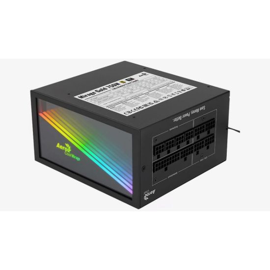 Picture of AeroCool Mirage Gold 750W ARGB 80 Plus Gold Fully Modular Power Supply - Up To 90%+ Efficiency, Infinity Mirror Design