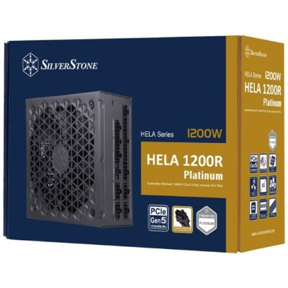 Picture of SilverStone HELA 1200R Platinum 1200W ATX 3.0 PCIe 5.0 (12VHPWR) 80 Plus Platinum Full Modular Power Supply