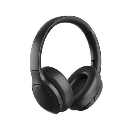 صورة سماعة FANTECH GO TUNE WH06 اللاسلكية - تصميم مريح وأنيق، اتصال مزدوج (بلوتوث 5.3 + منفذ صوت 3.5mm)، بطارية تصل حتى 20 ساعة، لون Gun Black