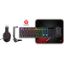 Picture of FANTECH P51 Power Bundle 5-in-1 Gaming Set Combo (Wired, Black) - Keyboard + Mouse + Headset + Mouse Pad + Headset Stand