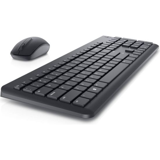 صورة طقم لوحة مفاتيح وماوس لاسلكي Dell KM3322W - مع مفاتيح وظيفية ومفاتيح مخصصة، لوحة مفاتيح عربية