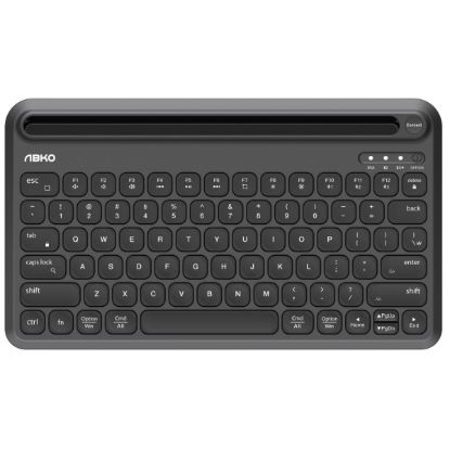 صورة لوحة مفاتيح لاسلكية ABKONCORE TOS250 متعددة الأجهزة - إضاءة خلفية RGB، اتصال بلوتوث 5.1، منفذ شحن Type-C، تصميم مدمج رفيع بـ 78 مفتاحًا