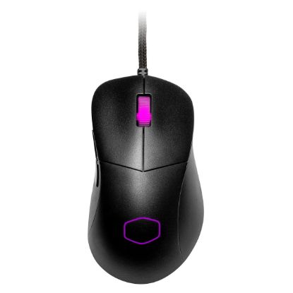صورة ماوس قيمنق سلكي Cooler Master MM730 خفيف الوزن بإضاءة RGB - وزن 48 غرام، حساس بصري بدقة 16,000 DPI، لون أسود غير لامع