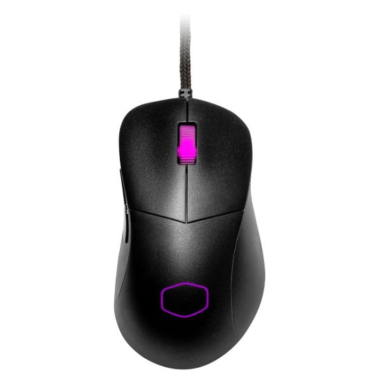 صورة ماوس قيمنق سلكي Cooler Master MM730 خفيف الوزن بإضاءة RGB - وزن 48 غرام، حساس بصري بدقة 16,000 DPI، لون أسود غير لامع