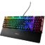 Picture of SteelSeries Apex Pro Full-Size RGB Mechanical Gaming Keyboard - OLED Smart Display, OmniPoint Adjustable Switches, World's Fastest Mechanical Switches