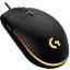 صورة ماوس قيمنق سلكي قابل للتخصيص Logitech G102 بإضاءة RGB - 6 أزرار قابلة للبرمجة، حساس بجودة الألعاب، دقة 8000 DPI، خفيف الوزن، لون أسود