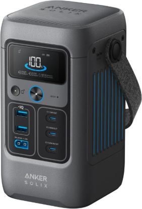Picture of Anker SOLIX C200 DC 60,000mAh Power Bank Station - 192Wh Portable Power Station, LiFePO4 Battery, 200W Solar Generator