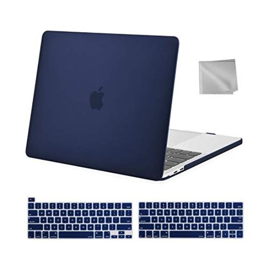 صورة غطاء حماية COTECi MB-086-TL لجهاز ماك بوك بتشطيب مصقول (Frosted) - أزرق شفاف، لجهاز MacBook Neo 13 بوصة