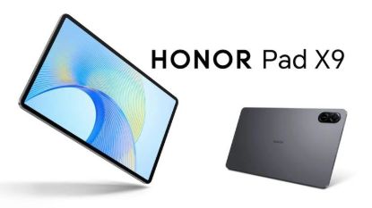 صورة تابلت HONOR Pad X9b Max (2026) أندرويد بشاشة 13.0 بوصة بمعدل 120Hz وWi-Fi (تخزين 128GB / رام 6GB) - شحن سريع، 4 سماعات، بطارية كبيرة، غطاء HONOR Flip مجاني، لون رمادي