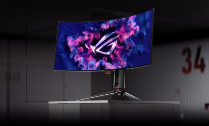 صورة شاشة قيمنق ASUS ROG PG34WCDN مقاس 34 بوصة بتقنية Tandem OLED مع طبقة BlackShield - دقة 2K QHD، معدل تحديث 360Hz، استجابة 0.03ms، DisplayHDR 500، مستشعر قرب، G-SYNC، منفذ HDMI 2.1 وUSB-C (شحن 90W)
