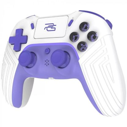 Picture of Proove Gaming Skadi Wireless Gamepad - Compatible with PlayStation 4, PC, Android, White/Purple