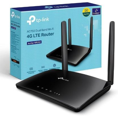 صورة راوتر TP-Link Archer MR402 AC1200 ثنائي النطاق 4G LTE Wi-Fi - غير مقفل، مع وضع راوتر Wi-Fi
