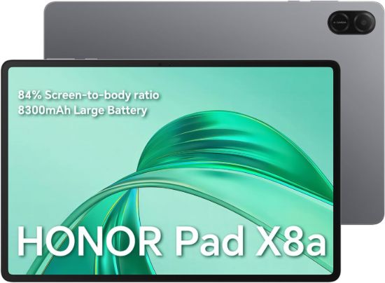 Picture of HONOR Pad X8b Tablet - Snapdragon 680 Octa-Core, 8GB (4+4) RAM, 128GB Storage, 11.0-inch IPS (1920x1200) 90Hz, 10100mAh, 4G LTE