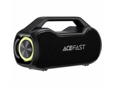 صورة سماعة كاريوكي محمولة لاسلكية ACEFAST K14 بقدرة 120 واط مع ميكروفونين - أسود