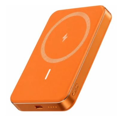صورة باور بانك Anker Nano (MagGo, Plus) بسعة 10000 مللي أمبير وقدرة 30 واط Qi2 - برتقالي