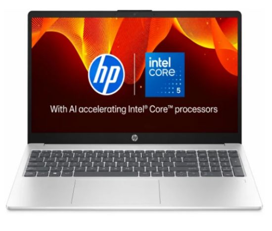 صورة لابتوب HP 250R G10 بشاشة 15.6 إنش اقتصادي وجاهز للأعمال - معالج Intel Core 5 120U، رام 16 جيجا DDR5، شاشة Full HD، فضي