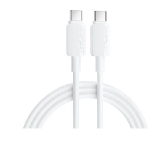 Picture of ACEFAST C26-03 60W USB-C to USB-C PVC Charging Data Cable - White