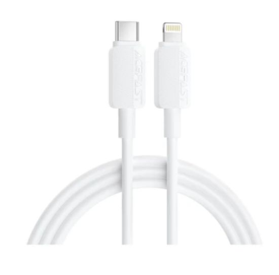 Picture of ACEFAST C26-01 USB-C to Lightning PVC Cable - White