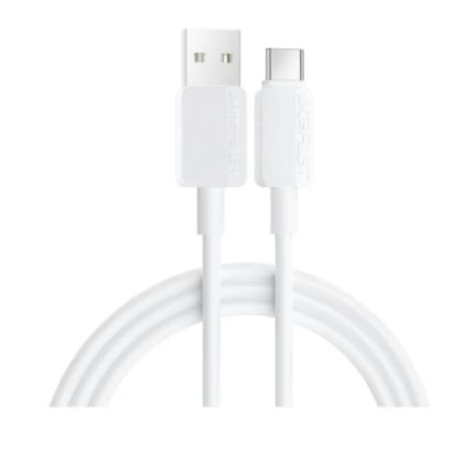 Picture of ACEFAST C26-04 18W USB-A to USB-C PVC Charging Data Cable - White