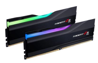 صورة كت رام G.SKILL Trident Z5 RGB سعة 32GB (2x16GB) DDR5 بسرعة 8000MT/s وتوقيت CL38 - أسود مطفي