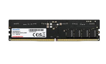 صورة رام ADATA DDR5-5600 سعة 32GB (1x32GB) من نوع U-DIMM للديسكتوب مع تصحيح أخطاء On-Die ECC