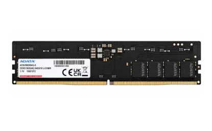 صورة رام ADATA DDR5-5600 سعة 64GB (1x64GB) من نوع U-DIMM للديسكتوب مع تصحيح أخطاء On-Die ECC