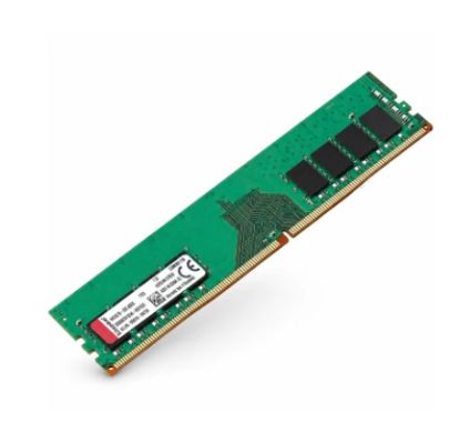 صورة رام Kingston ValueRAM KVR32N22S8/8 سعة 8GB DDR4-3200 CL22 بمنفذ 288-Pin DIMM