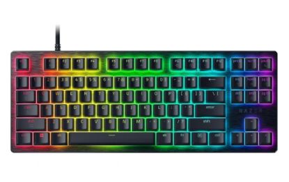 صورة كيبورد قيمنق Razer Huntsman V3 HE بمفاتيح مغناطيسية، تصميم Mini 65%، معدل استجابة 8KHz - عربي / إنجليزي