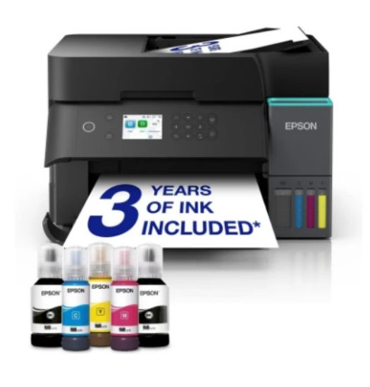 Picture of EPSON EcoTank L6370 A4 Wi-Fi Duplex All-in-One Ink Tank Printer For Small & Mid-Sized Businesses Heat-Free Technology up to 8,500 Yield Ink Bottle