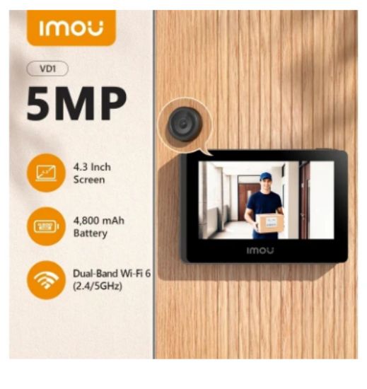 Picture of IMOU VD1 5MP Smart Wi-Fi Door Viewer with 4.3-inch Screen