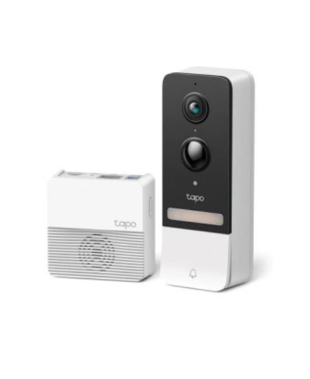 Picture of Tapo D230S1 Smart Video Doorbell Camera Chime Included 2K+ Color Night Vision 2-Way Audio Free AI Detection Cloud/SD Card Storage 180 Days Battery Works w/ Alexa & Google Home