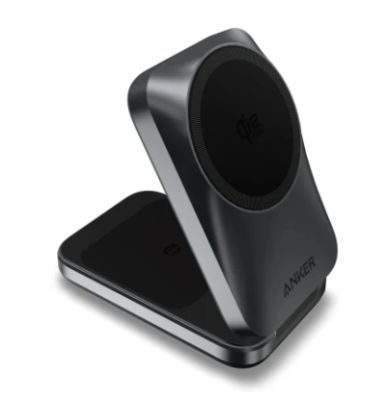 صورة محطة شحن لاسلكي Anker Prime A25N1 ثلاثية الاستخدام قابلة للطي بمعيار Qi2.2 وقوة 25 واط