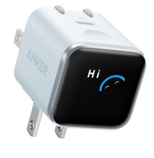 Picture of Anker Nano A121D 45W Smart Display USB-C Charger - Misty Blue