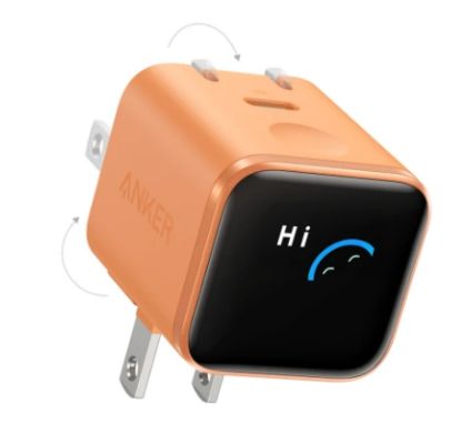 Picture of Anker Nano A121D 45W Smart Display USB-C Charger - Orange